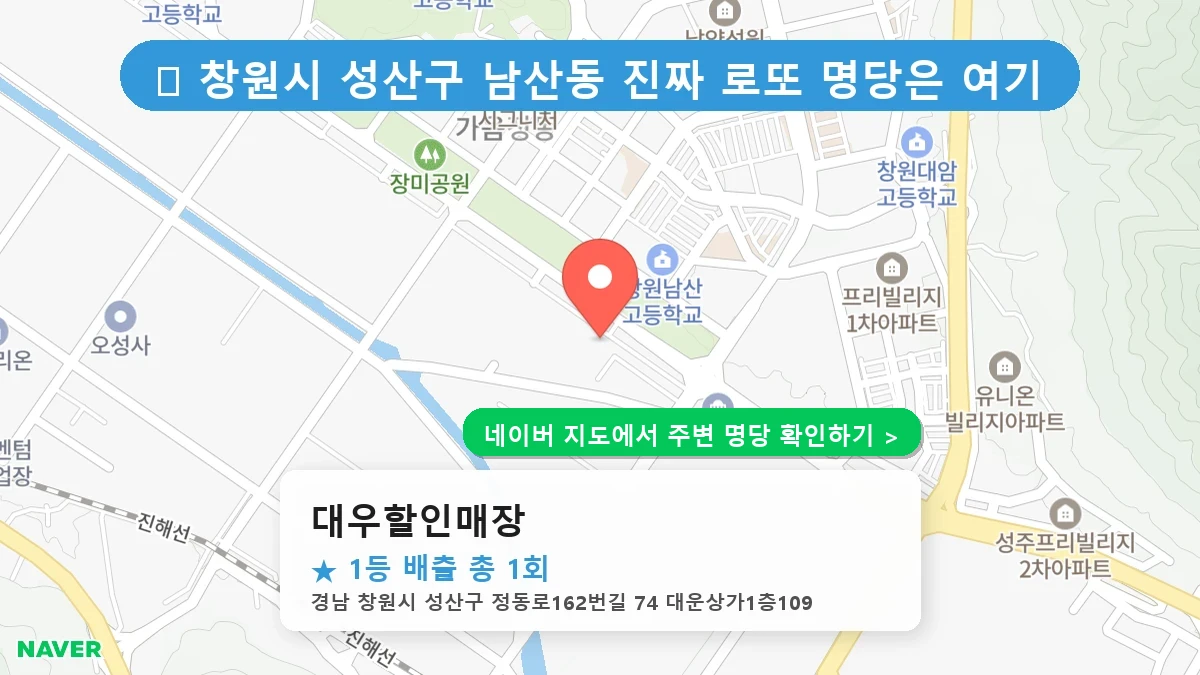 대우할인매장 네이버 지도