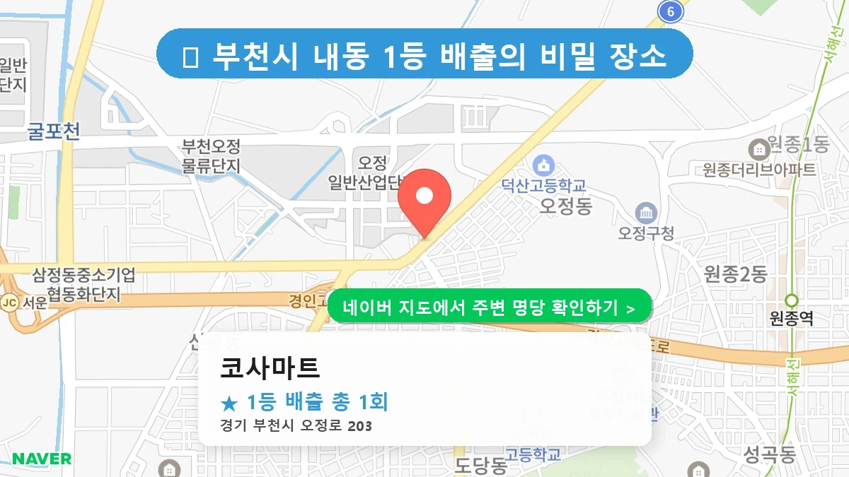 코사마트 네이버 지도