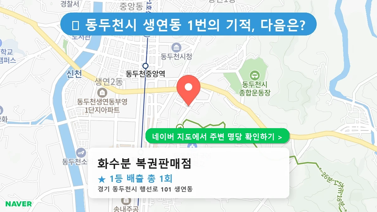 화수분 복권판매점 네이버 지도