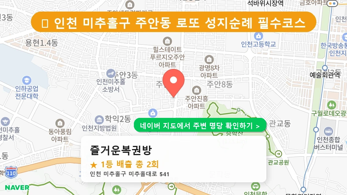 즐거운복권방 네이버 지도