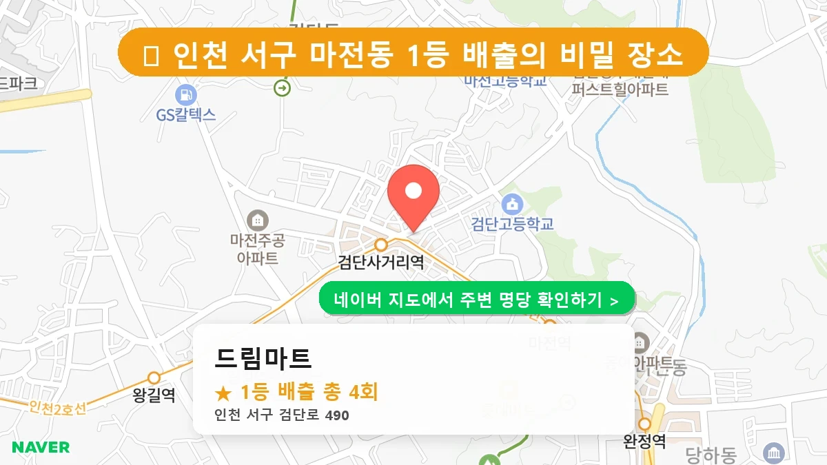 드림마트 네이버 지도