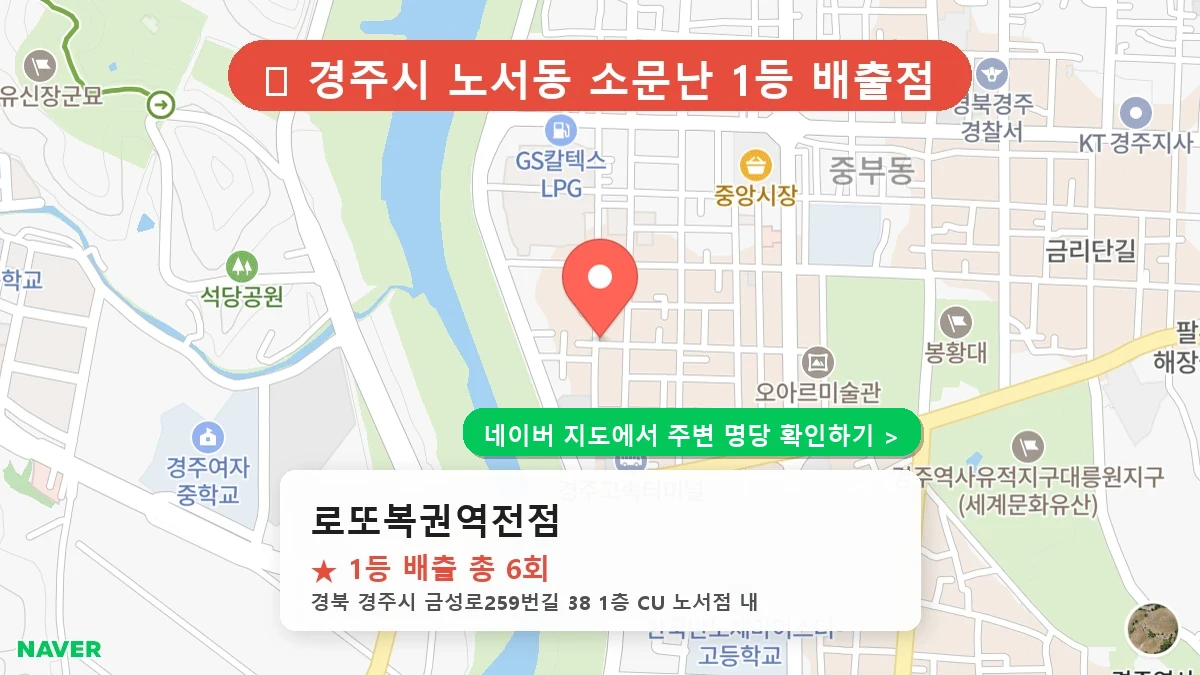로또복권역전점 네이버 지도