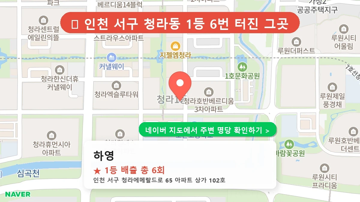 하영 네이버 지도