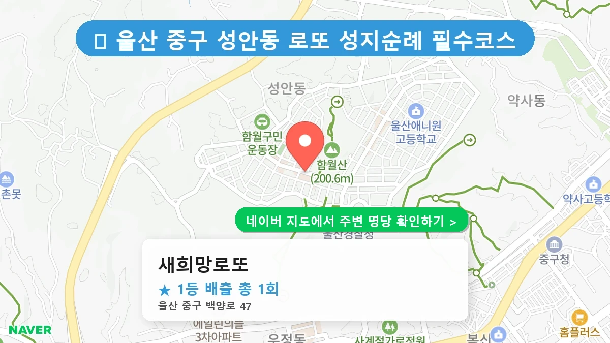 새희망로또 네이버 지도