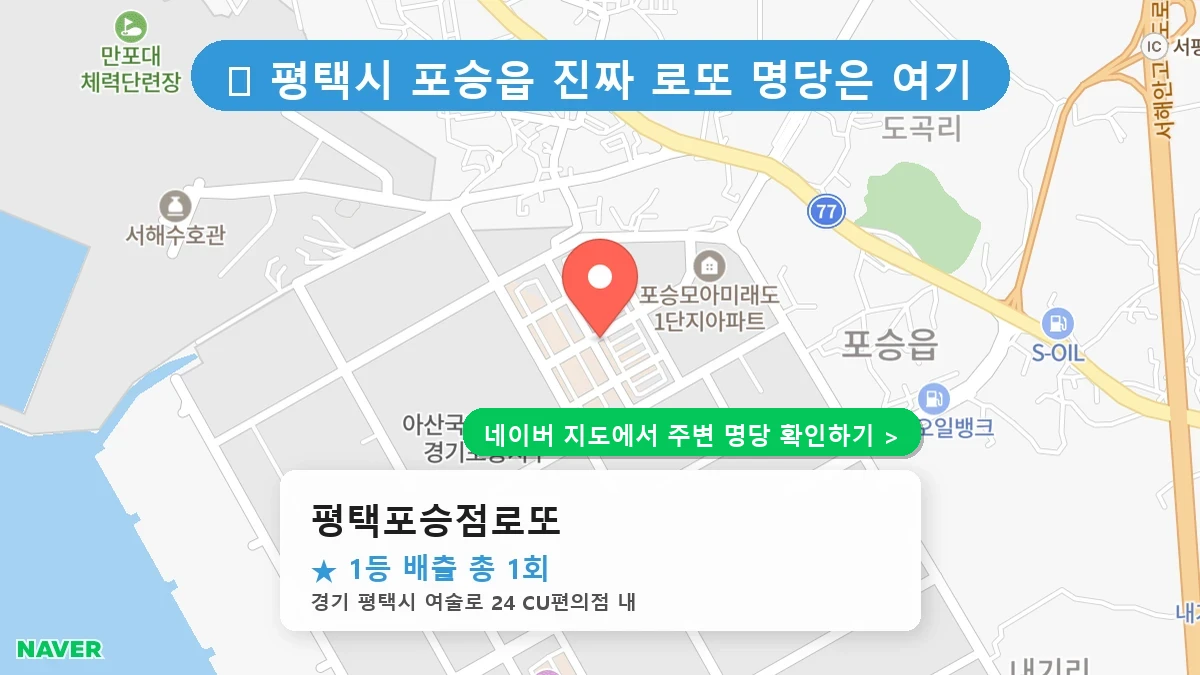 평택포승점로또 네이버 지도