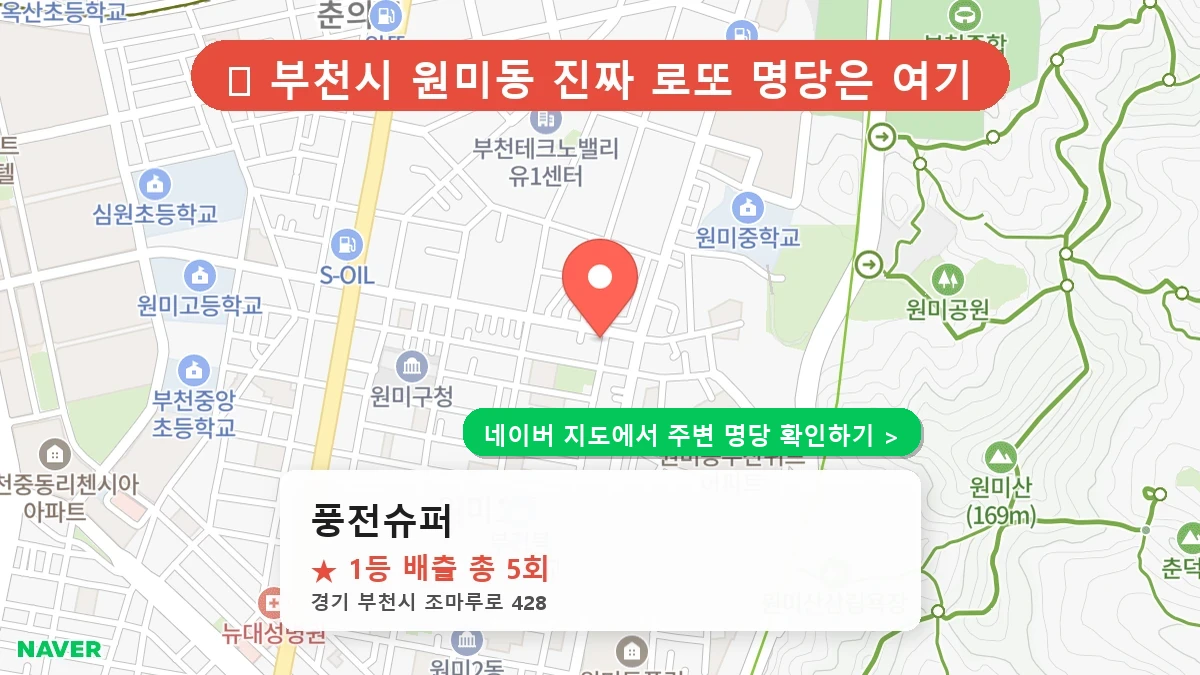 풍전슈퍼 네이버 지도