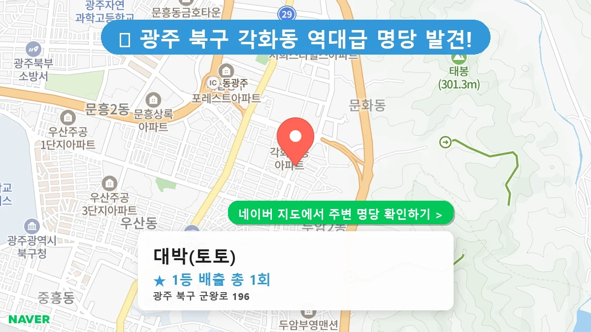 대박(토토) 네이버 지도