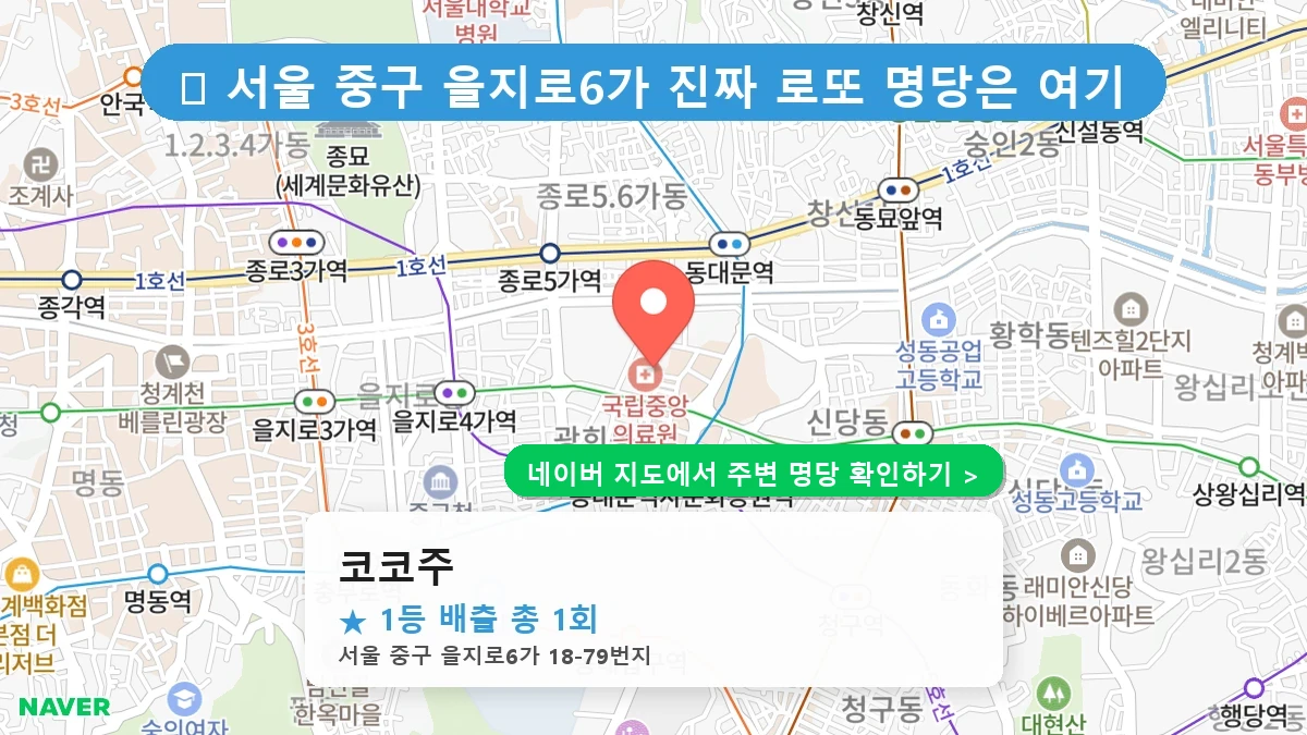 코코주 네이버 지도