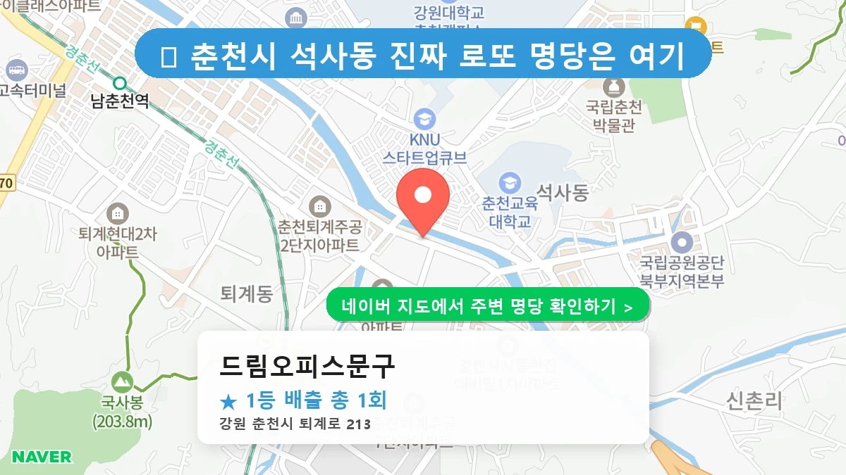 드림오피스문구 네이버 지도