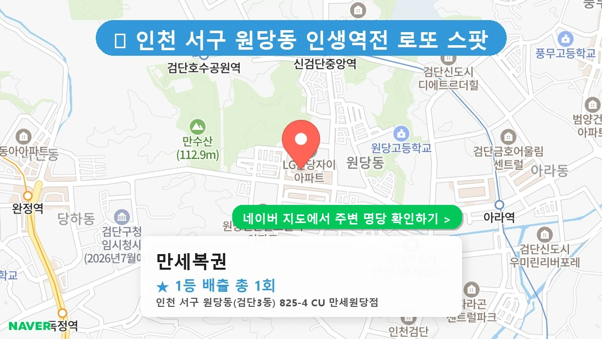 만세복권 네이버 지도