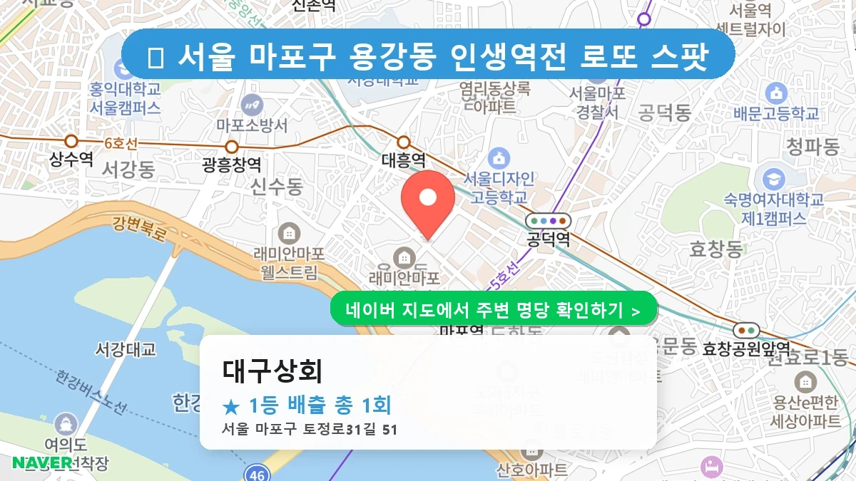 대구상회 네이버 지도