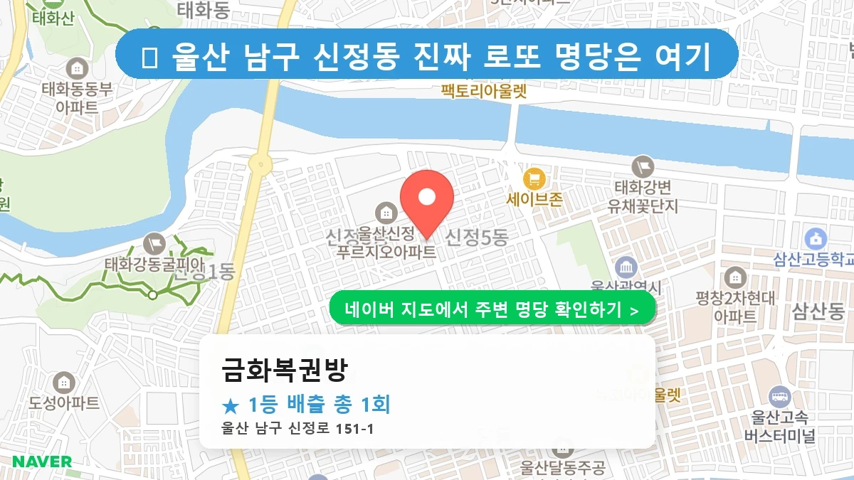 금화복권방 네이버 지도