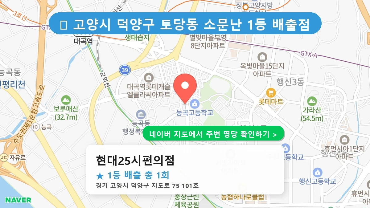 현대25시편의점 네이버 지도