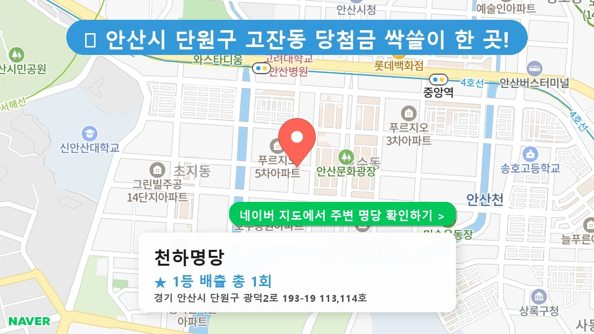천하명당 네이버 지도