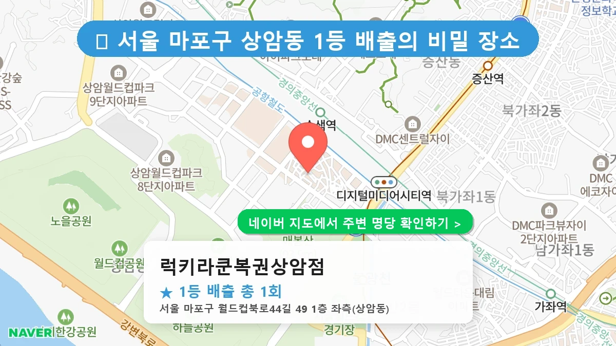 럭키라쿤복권상암점 네이버 지도