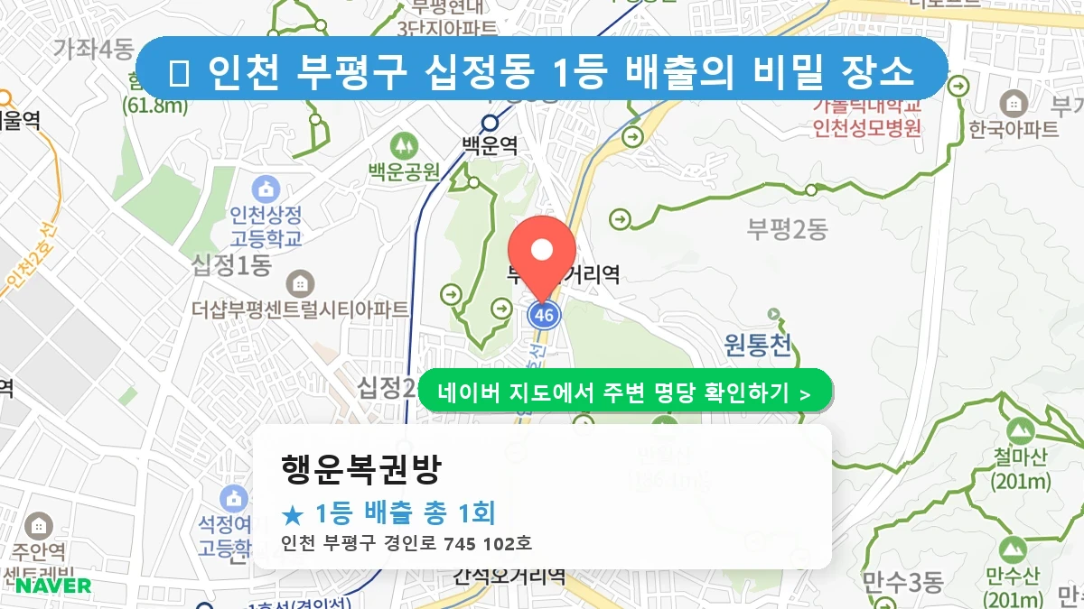 행운복권방 네이버 지도
