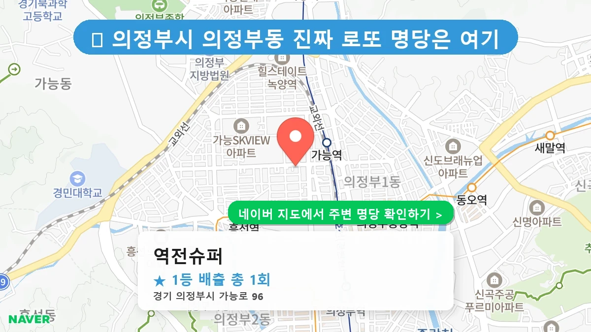 역전슈퍼 네이버 지도