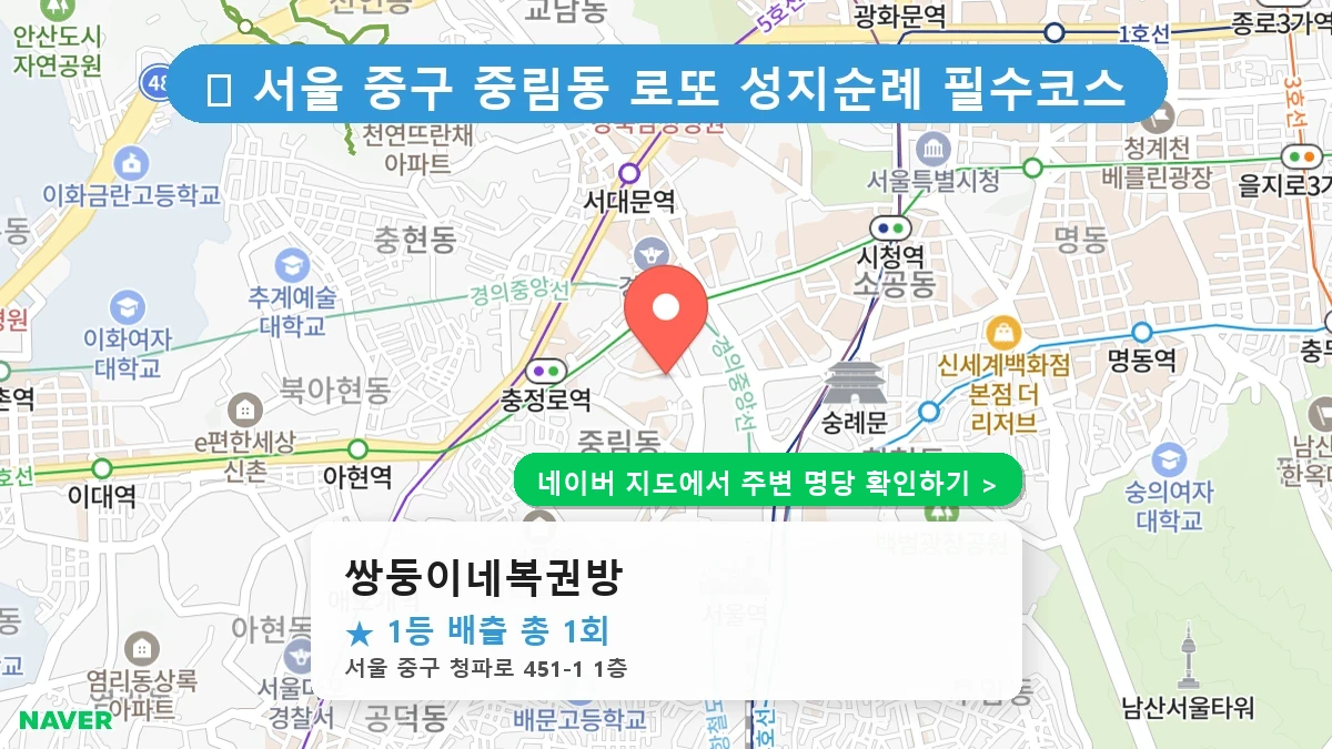 쌍둥이네복권방 네이버 지도