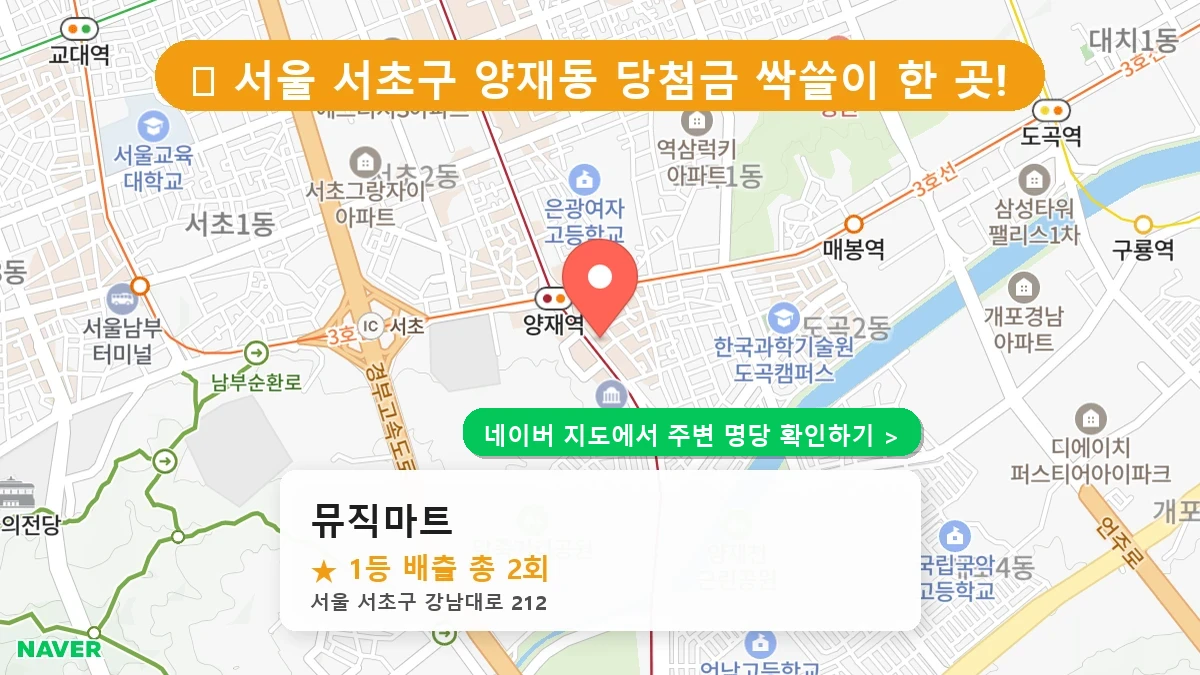 뮤직마트 네이버 지도
