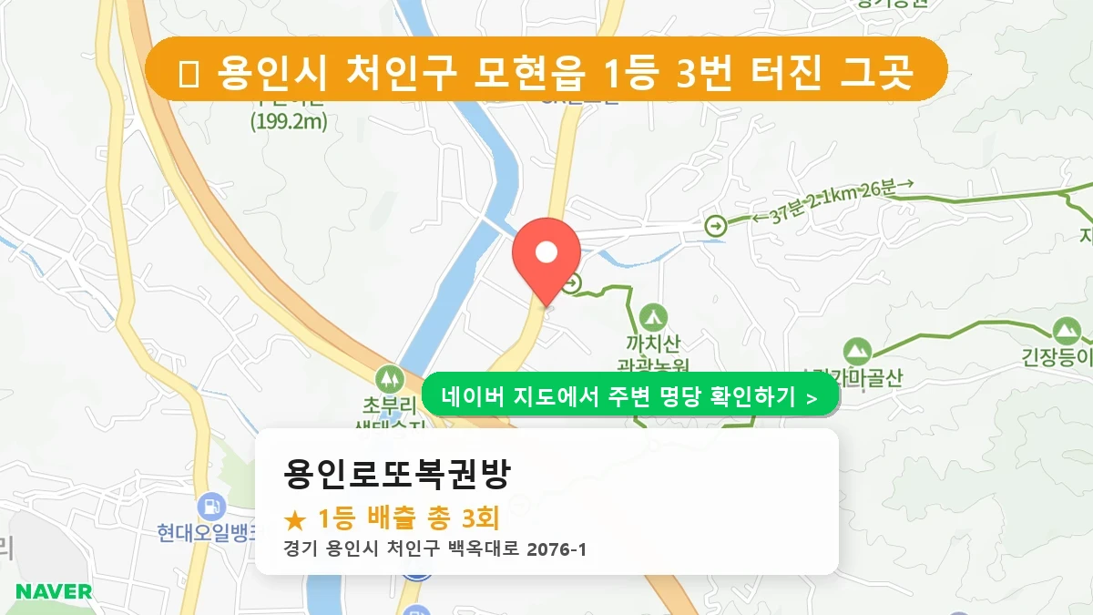 용인로또복권방 네이버 지도