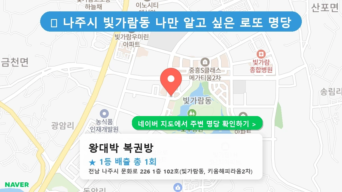 왕대박 복권방 네이버 지도