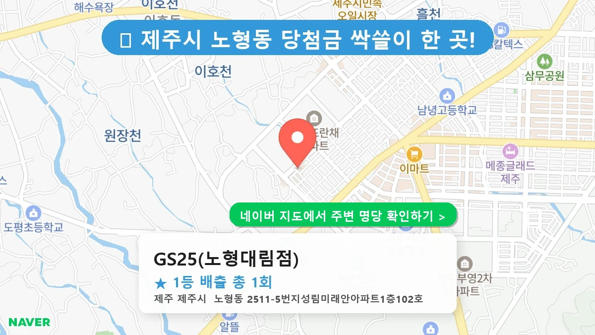 GS25(노형대림점) 네이버 지도