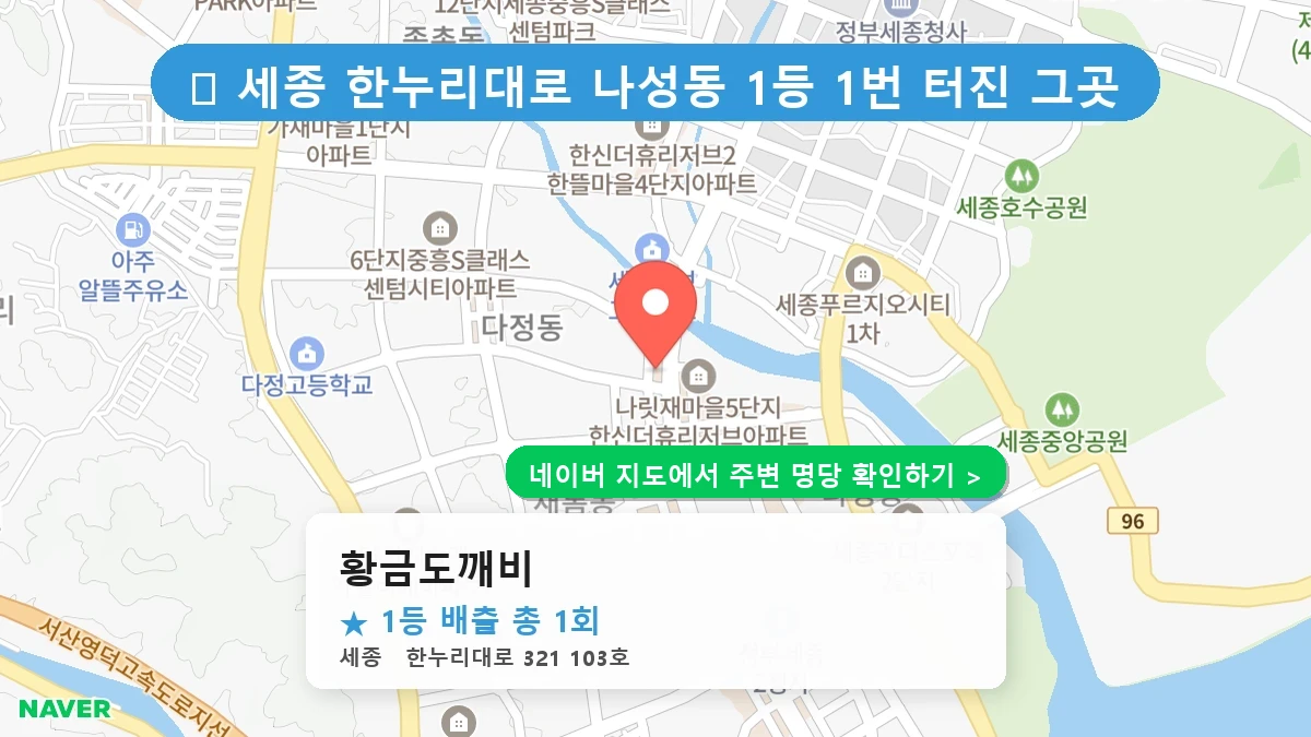 황금도깨비 네이버 지도
