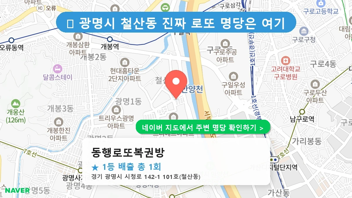 동행로또복권방 네이버 지도