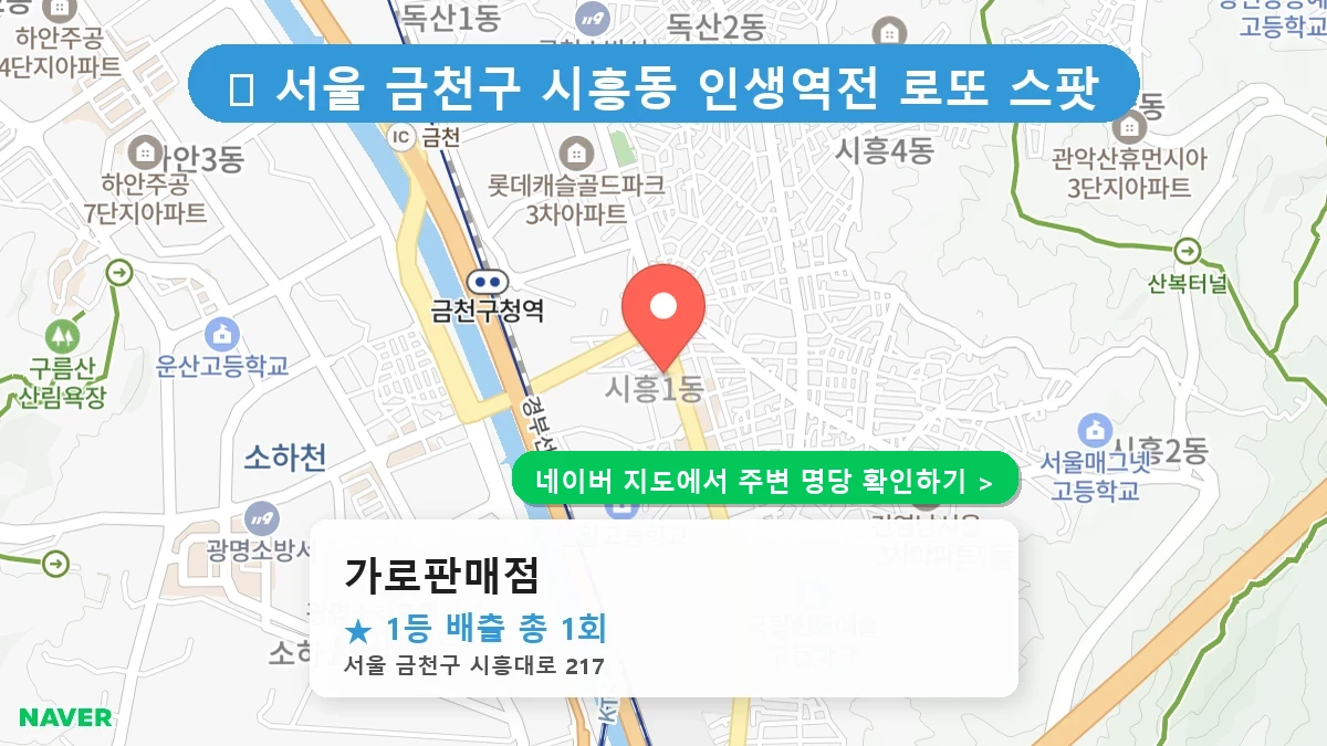 가로판매점 네이버 지도