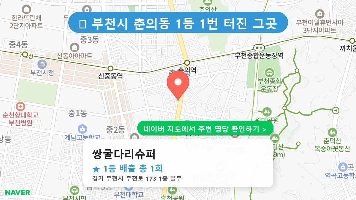 쌍굴다리슈퍼 네이버 지도