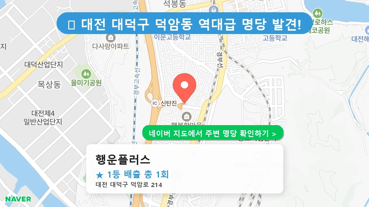 행운플러스 네이버 지도