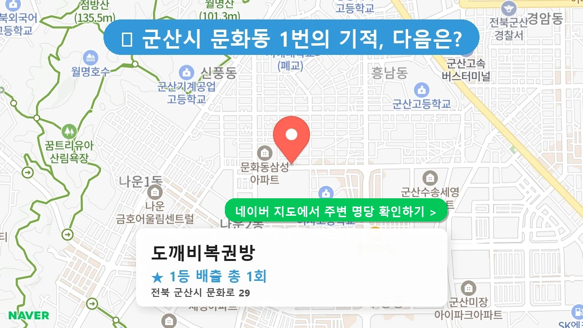 도깨비복권방 네이버 지도