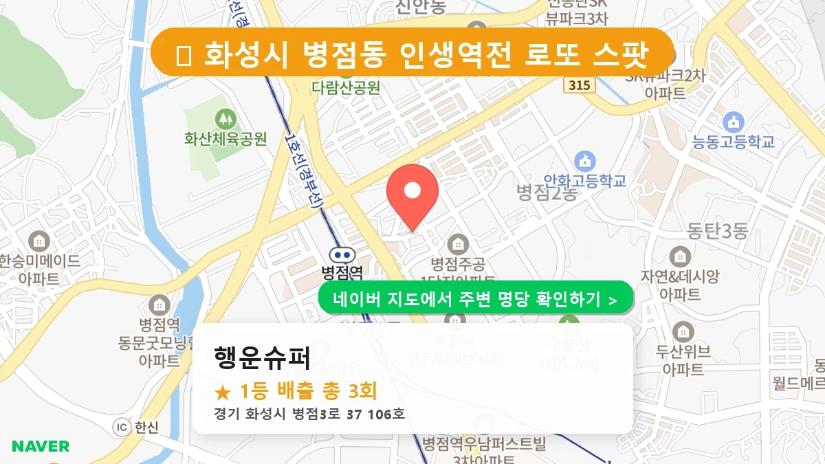 행운슈퍼 네이버 지도