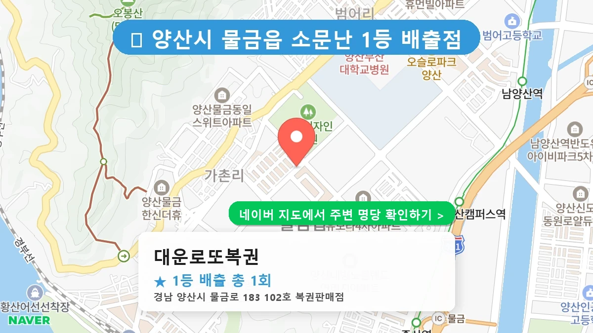 대운로또복권 네이버 지도