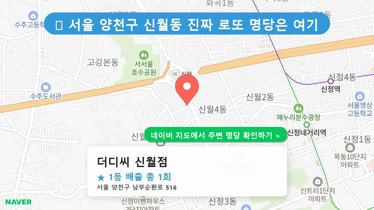 더디씨 신월점 네이버 지도
