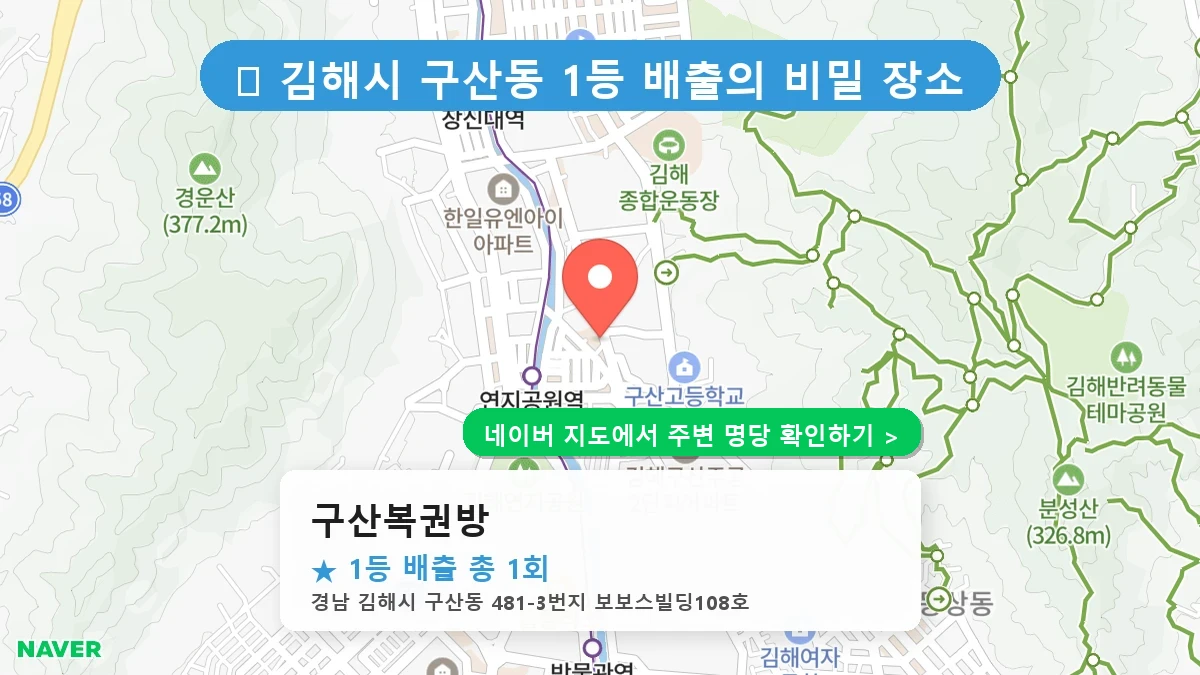 구산복권방 네이버 지도