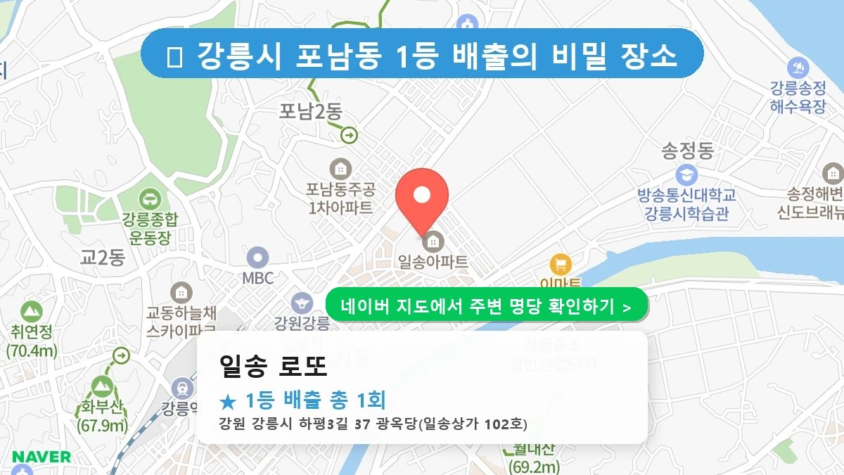 일송 로또 네이버 지도