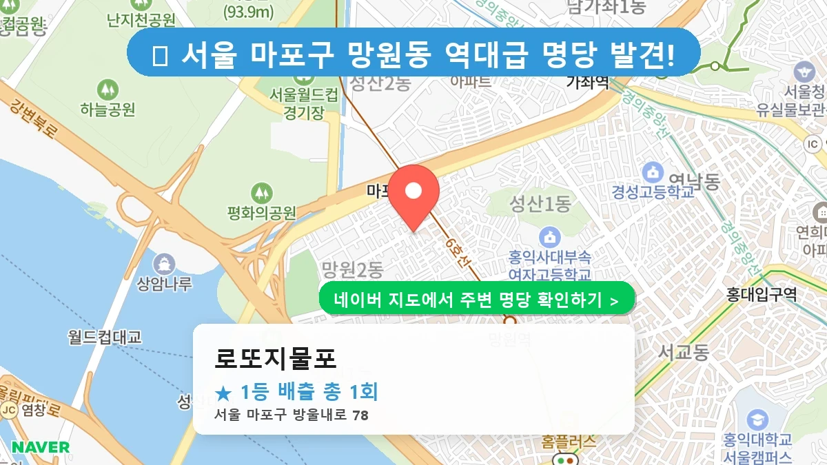 로또지물포 네이버 지도