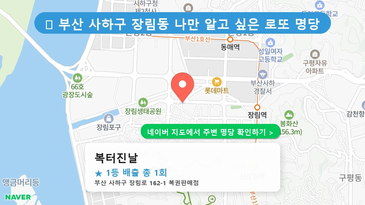 복터진날 네이버 지도