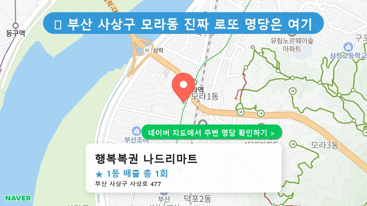 행복복권 나드리마트 네이버 지도
