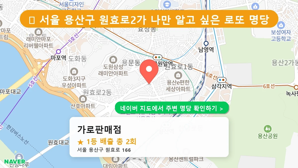 가로판매점 네이버 지도