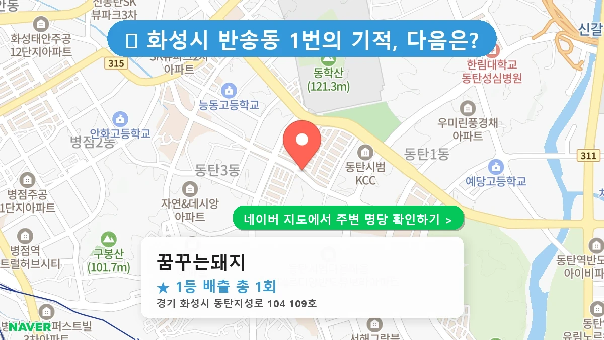 꿈꾸는돼지 네이버 지도