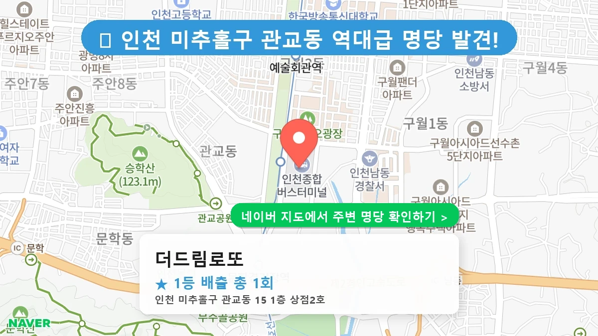 더드림로또 네이버 지도