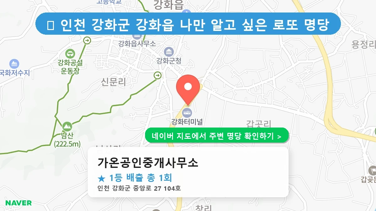 가온공인중개사무소 네이버 지도