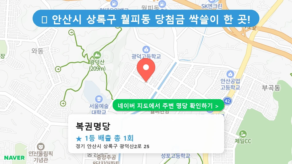 복권명당 네이버 지도