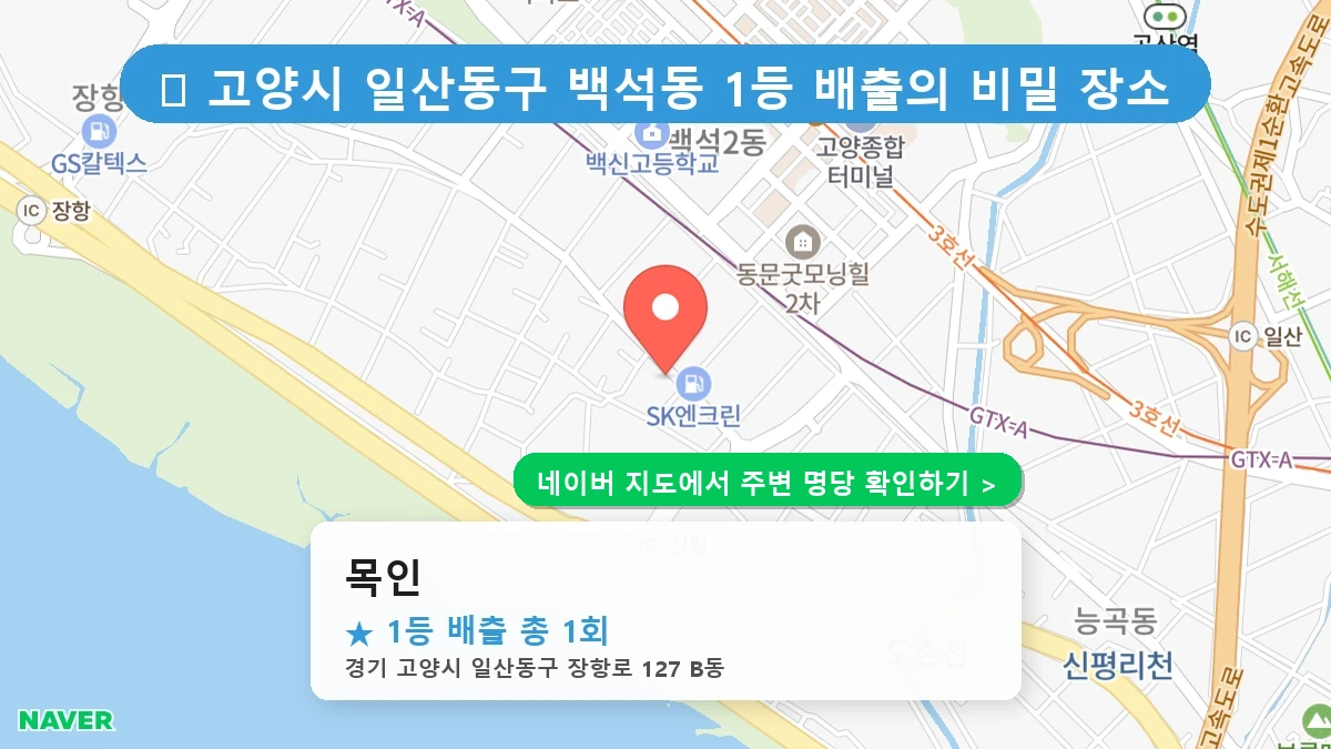 목인 네이버 지도