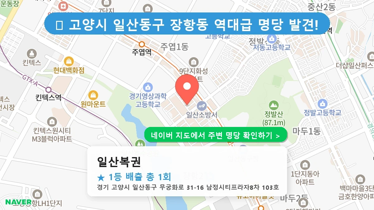 일산복권 네이버 지도