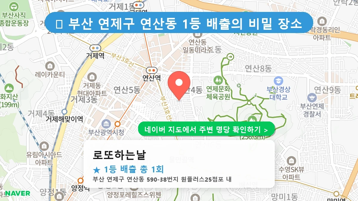 로또하는날 네이버 지도