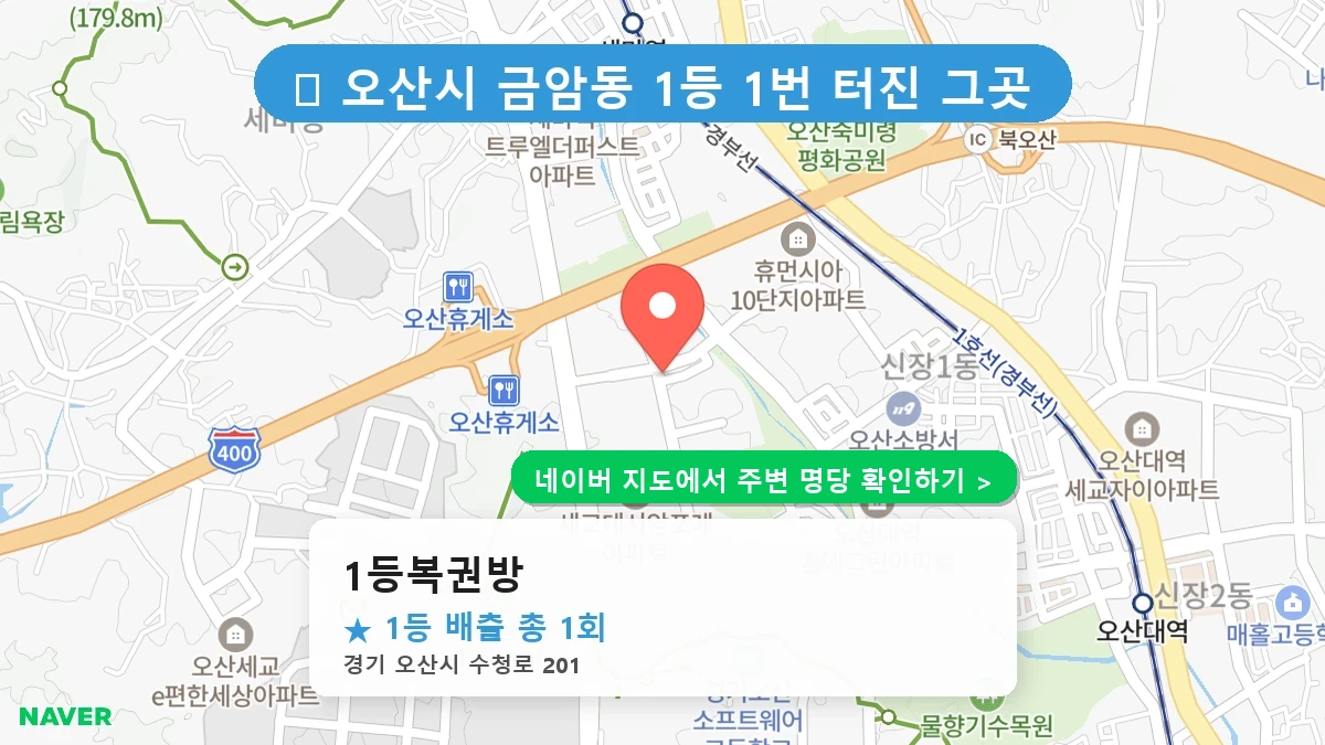 1등복권방 네이버 지도