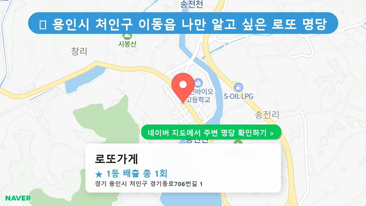 로또가게 네이버 지도